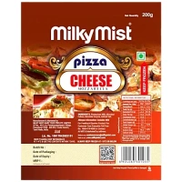 Milky Mist Pizza Mozzarella Cheese, 200 g Pouch