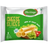 Heritage Cheese Slices, 100 g Pouch