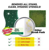 Scotch Brite Silver Sparks 9.5x14cm
