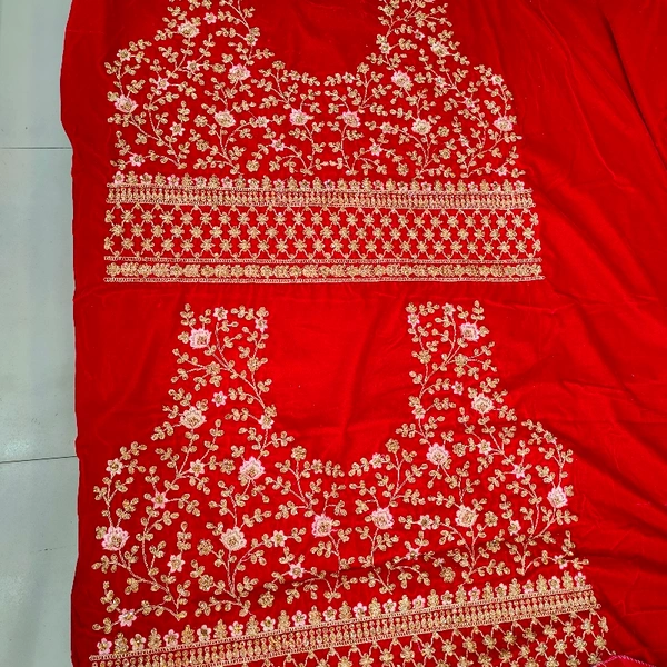 Amazing Designer BRIDAL LEHENGA - totmato red, free size