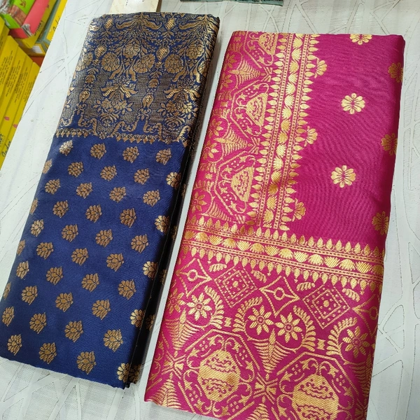 Combo Of 2 Saree (Semi Kanjivaram Silk)