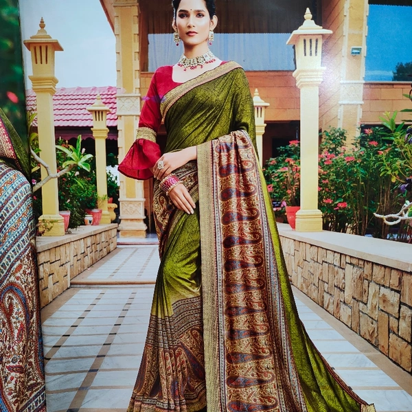 Designer Printed Saree 