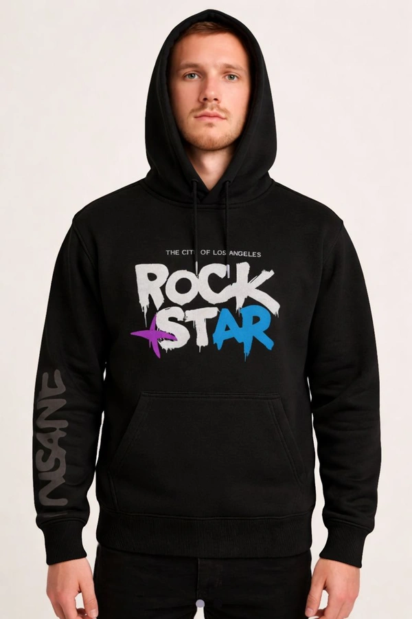 Lapex - Man black hoodies 