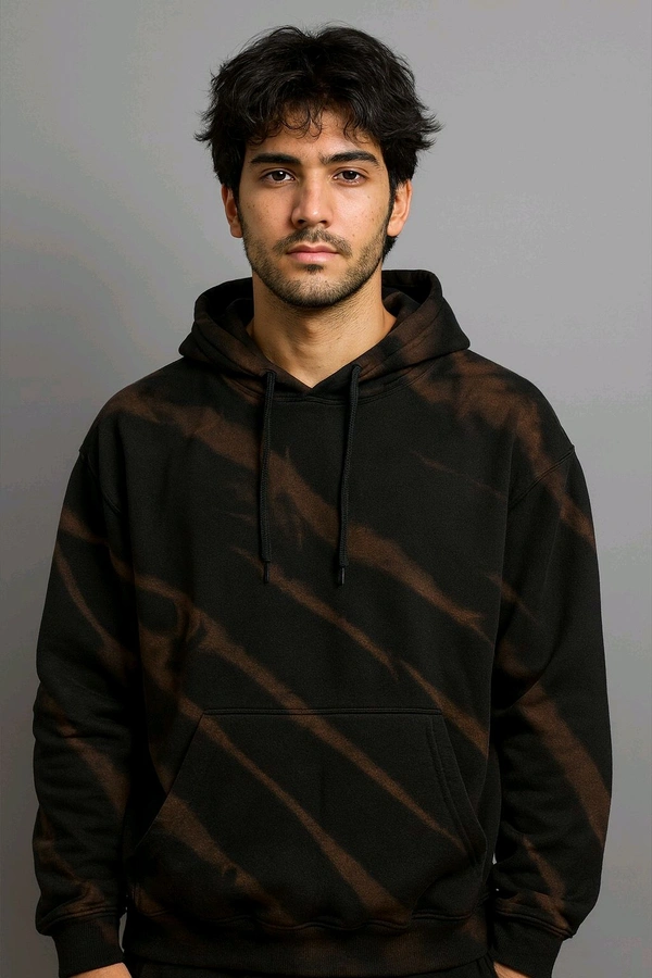 Men’s Premium Tie-Dye Striped Hoodie 