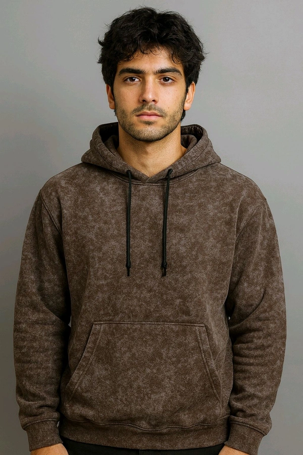 Men’s Vintage Wash Brown Hoodie