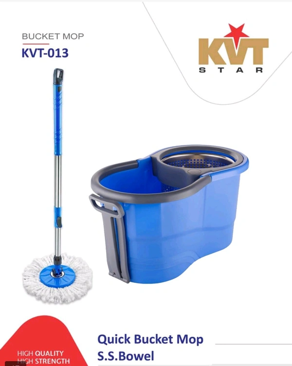 KVT Mop Bucket Steel 