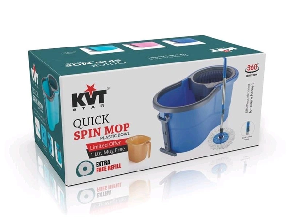 KVT MOP BUCKET PLASTIC 