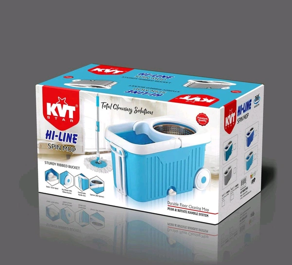 HI-LINE MOP BUCKET STEEL 