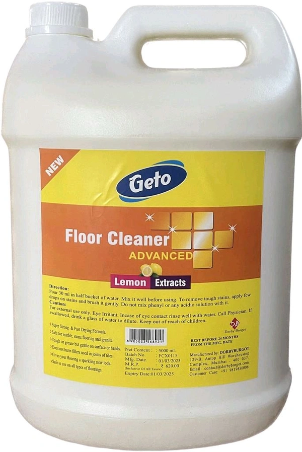 Geto Yellow Floor Cleaner 5ltr 