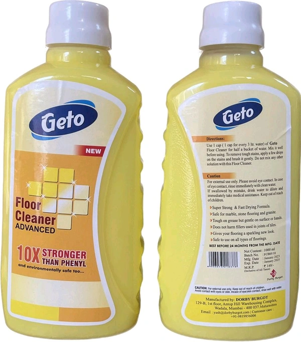 Geto Yellow Floor Cleaner 1LTR 