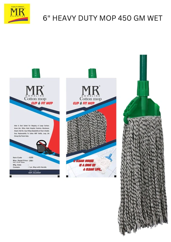 MR 6" Clip Mop Hevi