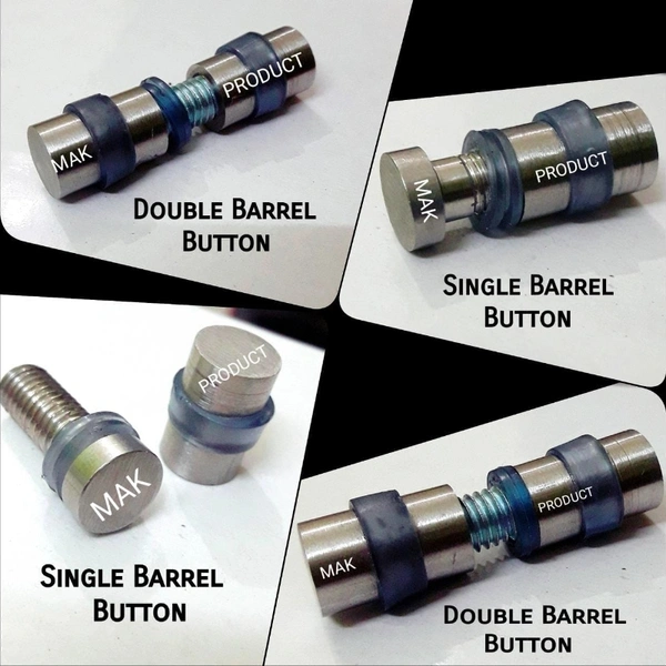 GLASS S.S. Single BARREL BUTTON