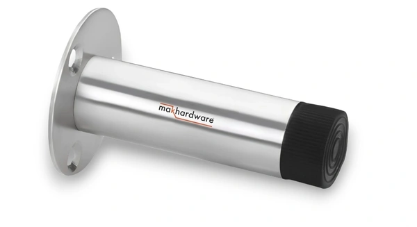 MAK HARDWARE Stainless Steel Door Stopper Back Door Silencer Stop & Door Stop Bumper with Rubber Pad