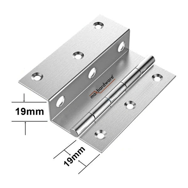 MaK HARDWARE Stainless Steel L-Hinges