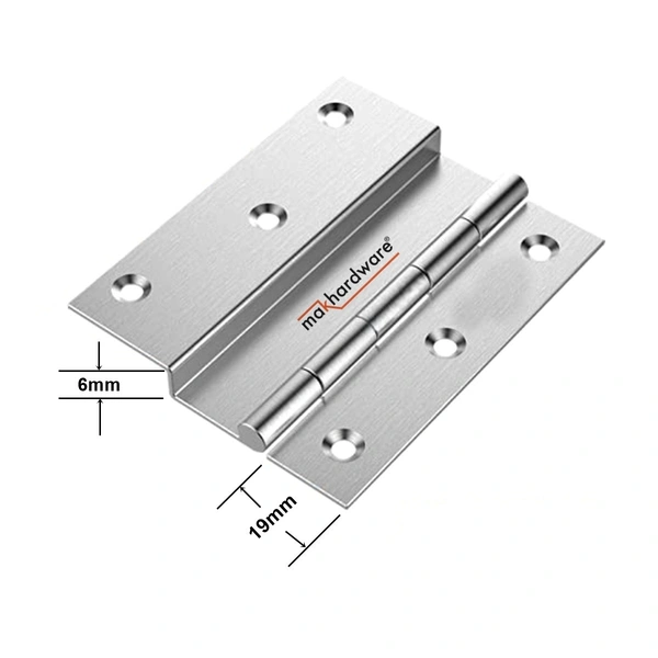 MaK HARDWARE Stainless Steel L-Hinges