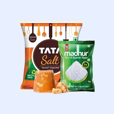 Salt, Sugar & Jaggery