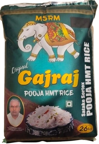 GAJRAJ SORTEX POOJA HMT RICE 26KG BAG