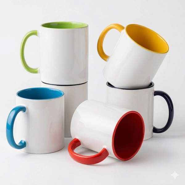 Personalised Colour photo Mug with - Regular Handle