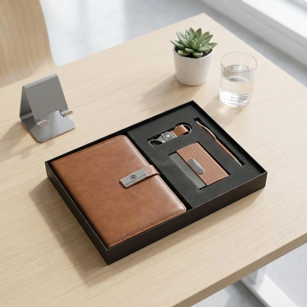 Personalized 4 in 1 Combo diary, Card holder, Keychain and Pen with name