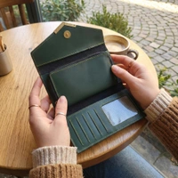 Personalized Clutch Wallet Gift for Women Classic with name and charms