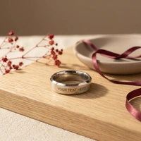 Pesonalised Ring With Name Engraved - Unisex