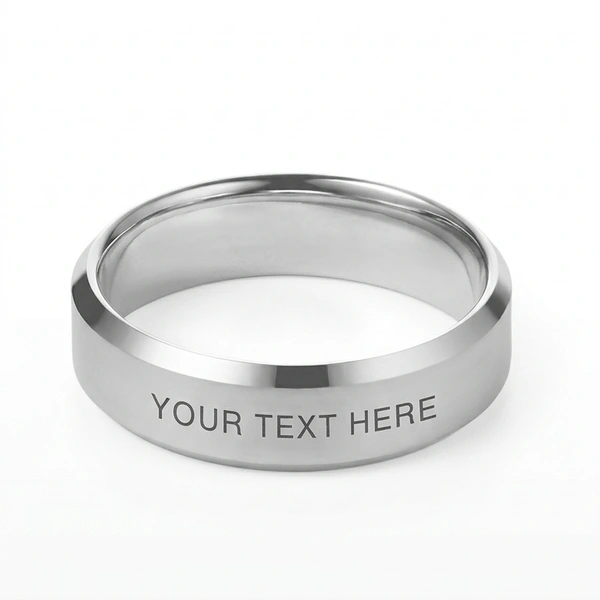 Pesonalised Ring With Name Engraved - Unisex