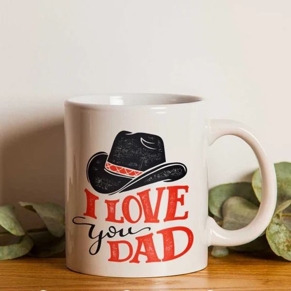 Love You Dad Ceramic Coffee Mug