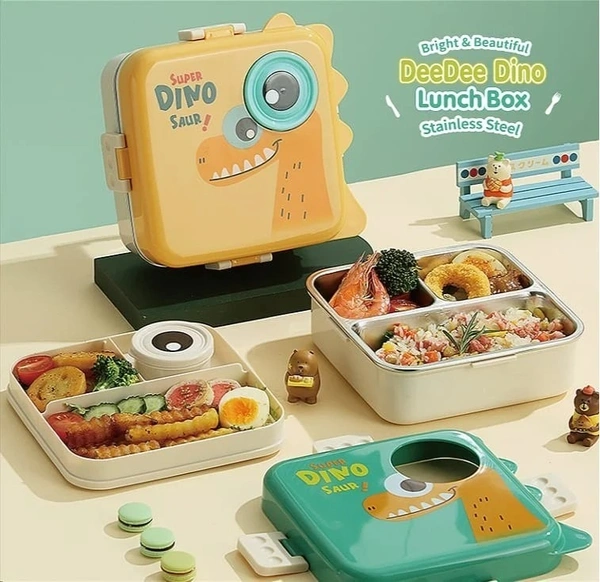 Super Dinosaur - DeDe Dino Lunch Box Stainless Steel - 750ml