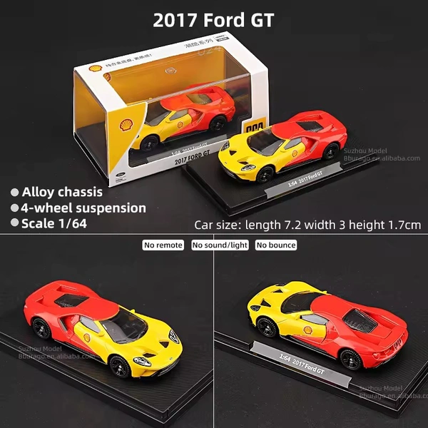 CCA 2017 Ford GT Shell 1:64 Scale Diecast (With Acrylic Case) - Officially Licensed