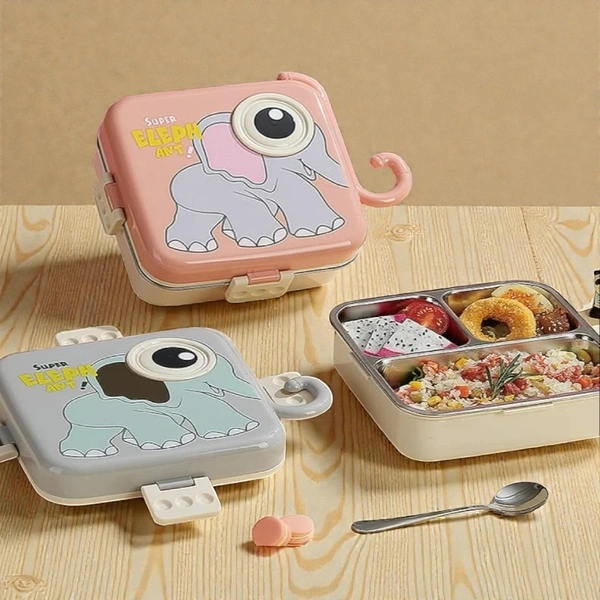 Super Elephant - Tusky Tembo Lunch Box Stainless Steel
