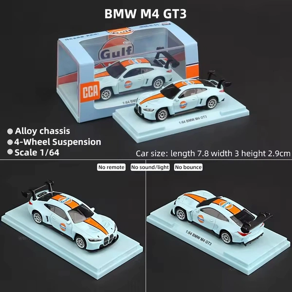 CCA BMW M4 GT3 1:64 Scale Diecast (With Acrylic Case) - Officially Licensed