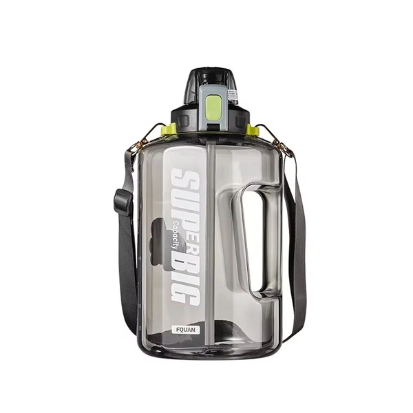 SUPER BIG Gym Water Bottle with Straw - BPA Free - 1500ml