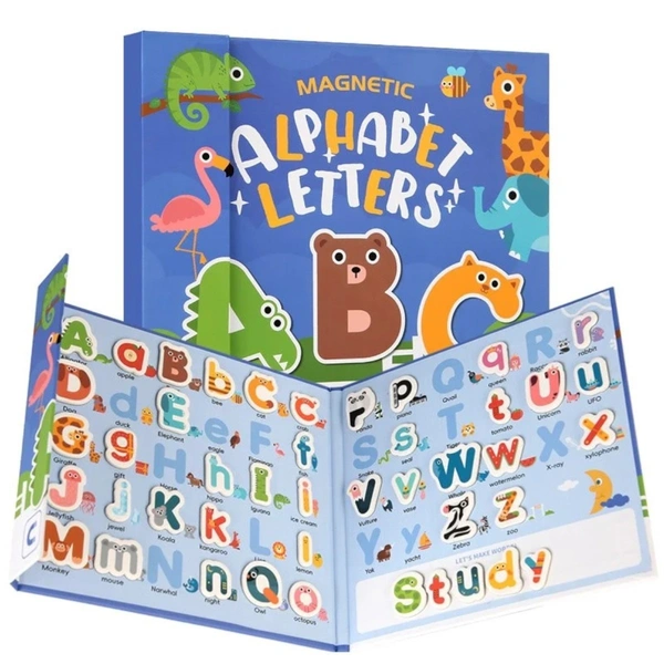 MagnaLearn Alphabet Explorer - Magnetic Letter Learning Book