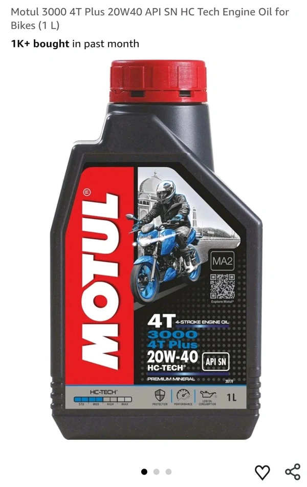 Motul 3000 Plus 20W40 1litre 