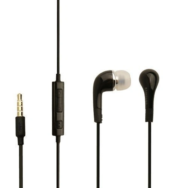Samsung Original EHS64 Wired in Ear Earphones with Mic, Black - Black