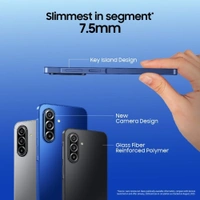 Samsung Galaxy A17 5G (Gray, 6GB RAM, 128GB Storage) | with Travel Adapter | 50 MP No Shake Camera | Gemini Live | Circle to Search | Super AMOLED | Corning Gorilla Glass Victus | 7.5mm Sleek | AI - Black