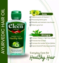 BOROLINE Eleen Classic Herbal Light Hair Oil 200 ml X 3 | With Amla & Bhringraj | Best Hair Growth & Anti Dandruff Hair Oil | Reduces Hair Fall | For Men & Women (Pack of 3)