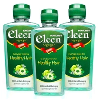 BOROLINE Eleen Classic Herbal Light Hair Oil 200 ml X 3 | With Amla & Bhringraj | Best Hair Growth & Anti Dandruff Hair Oil | Reduces Hair Fall | For Men & Women (Pack of 3)