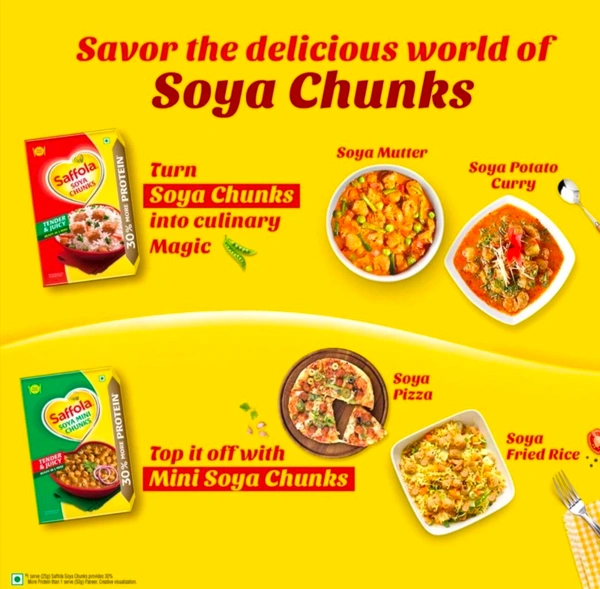 Saffola
Soya Chunks (400 g)