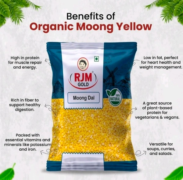 RJM GOLD
Moong Dal (Split)(500 g)