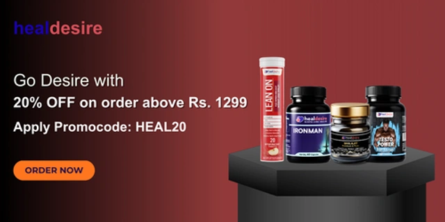 HealDesire Buy Any 3 Products at ₹599 Combo Offer Banner