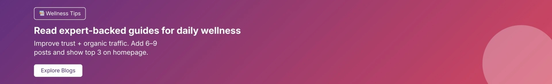 Expert talk banner by HealDesire – health tips and wellness advice