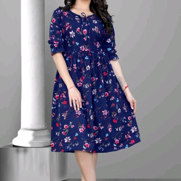 Beautiful Short Dress - same, XXL (Bust Size: 44 in, Size Length: 40 in) 
