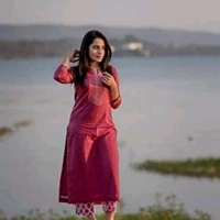 Kurti With Pajama Set - M (Bust Size: 38 in) 