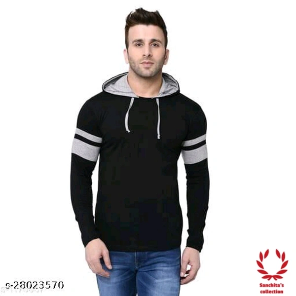Cotton T-shirts - Black, L (Chest Size: 42 in) 