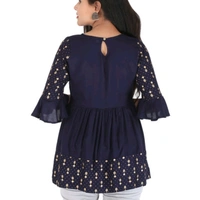 Rayon Stylish Top - XXL (Bust Size: 44 in, Length Size: 28 in) 