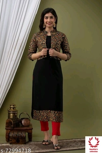 Rayon kurti - S