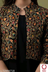 Rayon kurti - L