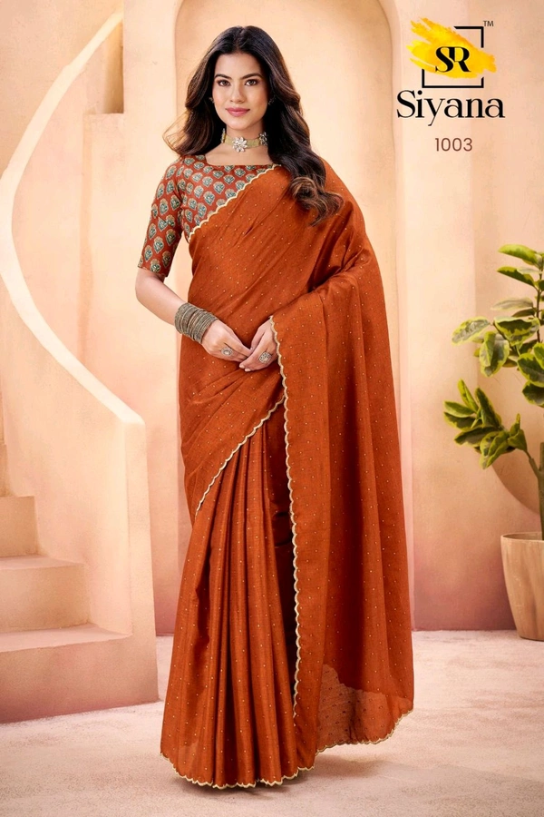 FANCY TUSSAR SILK SAREES WITH PREMIUM DIGITAL PRINT BLOUSE🌸Beautiful Body & Pallu 🌸
🌸Beautiful Digital Blouse 🌸 - Nutmeg Wood Finish