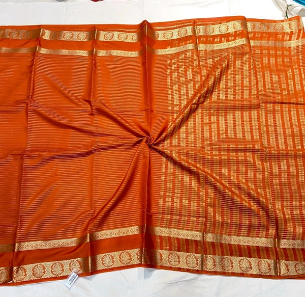 SEMI MYSORE CRAPE SILK SAREES✨ - Scooter